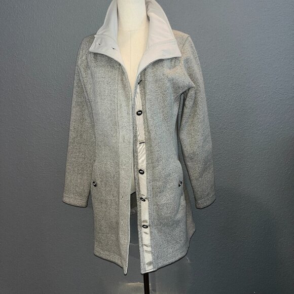 Kuhl Jackets & Blazers - KUHL SAVINA OATMEAL SWEATER KNIT FLEECE BUTTON UP COAT JACKET - EUC - WOMEN'S M